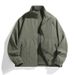Men's Outdoor Casual Jacket – Lightweight & Comfortable (Khaki/Black/Army Green/Denim Blue, M-8XL)_viptrois.com