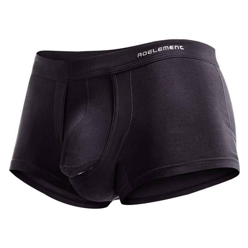 Pulse Scrotum Support Pouch Bullet Style Separate Bottom Underwear Men's U-Convex Youth Boxer Briefs Wholesale_viptrois.com