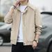 Men's Clothing Autumn New Spring And Autumn Men's Jacket Autumn Workwear Jacket Casual Stand Collar Top Men's Washed Jacket Coat_viptrois.com