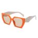 Blue Plus Sunscreen Sunglasses Trendy Personality Full Frame Square Frame Sunscreen Ins Style PC Sunglasses_viptrois.com