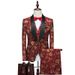 Men's Clothing E Commerce New Men's Evening Dress Groom Suit Men's Dress Three Piece Suit_viptrois.com