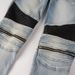 Men's Clothing Pants Cycling Jeans Men's High Street Motorcycle Zipper Hole Stitching Men's Pants 606_viptrois.com