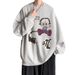 Sweater Men's Hatless Crew Neck Top Bottom Shirt Niche Design Trendy Brand Winter American High Street Jacket_viptrois.com