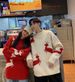 Pure Elk Long Sleeve Sweater Men Loose Round Neck Knitwear Hong Kong Style Trendy Brand Couple Fresh Christmas Base Shirt_viptrois.com