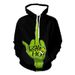 Pure Cross-Border E-commerce Men's Streetwear Santa Claus 3D Printed Hoodie Dropshipping_viptrois.com