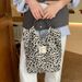 Women's Bags Large Capacity Retro Corduroy Popular Leopard Print Shoulder Bag Casual Underarm Bag Tote Bag Handbag_viptrois.com