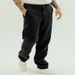 Men's Clothing Men's Breathable Linen Fashionable Loose Mid Waist Loose Straight Casual Trousers_viptrois.com