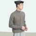 1 Autumn Winter Half Turtleneck For Men Loose Fit Versatile Fleece Lined Thickened Men's White Base Layer Mid-Neck Knitted_viptrois.com