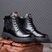 European Warm Series Martin Winter Fleece Lined Thickened High-top Shoes Warm Wool Men's Snow Boots_viptrois.com