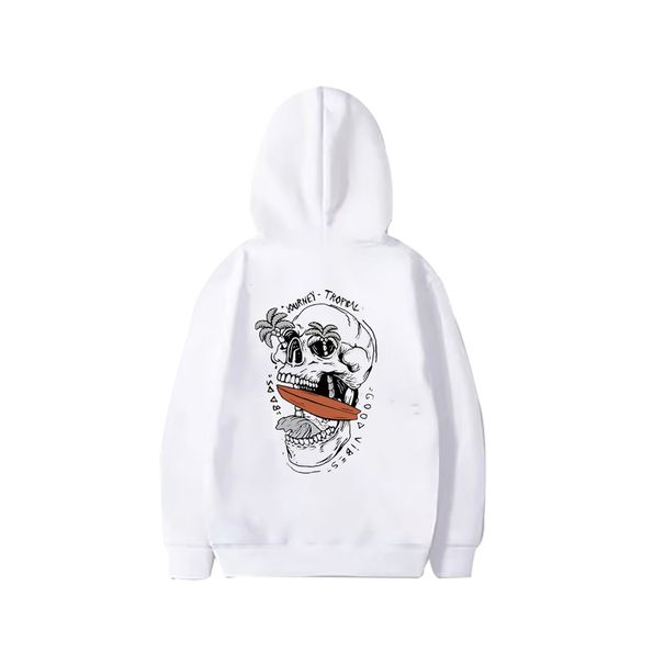 European And American New Hooded Sweater Men's High Street Fashion Printed Hoodie Spring And Autumn Hooded Top Sweater_viptrois.com