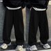 Streetwear Sweatpants – Oversized Fleece-Lined Joggers For Men (Gray/Black, Sizes M-3xl) Fashion Trends_viptrois.com