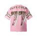 Men's Clothing Letter Print Short Sleeved T Shirt Versatile Terry Cloth Splicing Mesh Cloth Top_viptrois.com