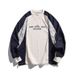 Spring Japanese Retro Long Sleeve Sweatshirt For Men, Loose Round Neck Pullover, College Style Versatile Casual Top_viptrois.com