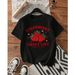 CAMISETA CUELLO REDONDO MANGA CORTA IDEAL PARA TI CON ESTAMPADO DE FRESA 1987_viptrois.com