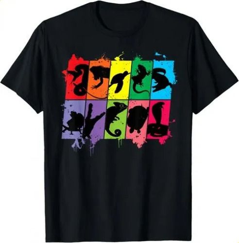 T-shirtt-shirtreptile Lover Pet Snake 2026 Lizard Colorful Retro_viptrois.com