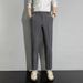 Men's Clothing Casual trousers trendy loose fitting versatile spring trousers men's simple new style trendy temperament youthful popular_viptrois.com