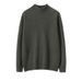 Nordmann Double Half Solid Color Autumn Winter New Men's Cashmere Turtleneck Thickened Base Sweater_viptrois.com