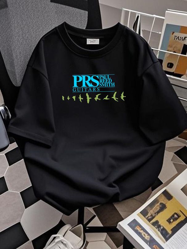 New Shirt Paul Reed Smith Guitars Symbol Logo T-Shirt USA Size S To 5XL Slightly Designer Clothes Fashion Comfortable Streetwear Soft Graphic_viptrois.com