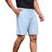 Men's Clothing Summer Heavy Jacquard Loose Shorts For Men Solid Color Trendy Outdoor Casual Style For Formal & Casual For Men_viptrois.com