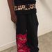 Men's Clothing Retro Double Waist Design Casual Street Men's Pants Hip Hop Gothic Harajuku Loose Pants Y2K Letter Pattern Sweatpants_viptrois.com