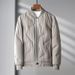 Men's Premium Quilted Down Jacket – 600FP 90% White Duck Feather Baseball Collar Coat, Business Casual Outerwear (Black/Khaki/Grey/Blue/Caramel)_viptrois.com