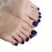 Beauty & Health Simple High End White Pure Color Dark Blue Gray Shiny Hand And Foot Suit Pure Handmade Wear_viptrois.com