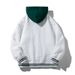 Men's Clothing Unisex Waffle-Knit Jacket - Colorblock Hooded Outdoor Coat (3 Colors, M-5XL)_viptrois.com