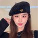 Autumn And Winter New Hat Women's Retro Beret Big Head Circumference Showing Face Small Painter Hat Korean Version Casual Versatile Forward Hat_viptrois.com