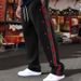 Men's Clothing Buttoned Plaid Casual Pants Straight Pants Outdoor Trousers_viptrois.com