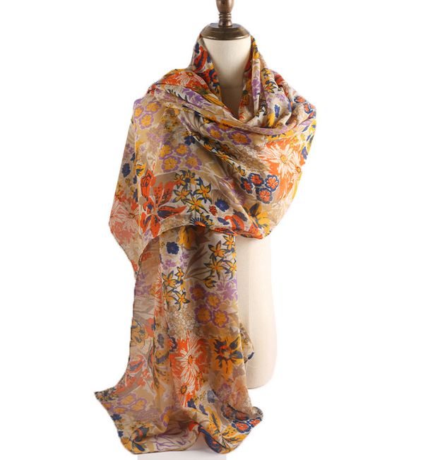Muslim headscarf Fashion Vintage Printed Bali Cotton Breathable Scarf Elegant Lightweight Sun Protection Shawl Headscarf_viptrois.com