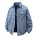 Men's Denim Jacket Design Sense Old Fashion Thick Top Versatile Foreign Trade Loose Jacquard Jacket_viptrois.com