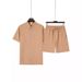 Men's Clothing Men's Beach Leisure Sports Short Sleeve Shirt Shorts Suit Big Pocket_viptrois.com