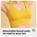 Juyitang Running Fitness Barely There Push Up Cross Back Yoga Tank Top Women High Strength Shockproof Sports Bra_viptrois.com