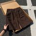 Men's Clothing Men's Summer Cargo Shorts Loose Fit Wide Pattern Five Point Mid Length Pants Youth Sports Functional Pocket_viptrois.com