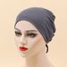 Modal Mercerized Cotton Elastic Base Cap Headscarf Chemotherapy Cap Simple Win Hat_viptrois.com