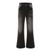 Unisex Clothing Breathable Casual High Street Washed Distressed Flared Jeans Unisex Loose Wide Leg Straight Trousers_viptrois.com