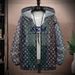 Hollow Hooded Sun Protection Jacket For Summer Ruffian Handsome Mesh Breathable Lightweight Jacket, Trendy Outdoor Men's_viptrois.com