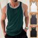 Men's Clothing Men's Size Slim Fit Vest Vertical Striped Fitness Sports Racer Color Block Knitted Top For Summer_viptrois.com
