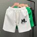 Men's Clothing Summer Casual Sports Pants Trendy Mid-Length Loose Large Fit New Style_viptrois.com