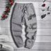 Unisex Y2K Gothic Dragon Print Joggers - Loose Fit Cotton Blend Sweatpants For Men Women Trendy Streetwear, Elastic Waist Multiple Colors Black_viptrois.com