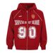 Vintage Digital Print Hooded Cardigan Sweatshirt Men's Autumn Loose Casual Street Style Long Sleeve Hoodie Jacket_viptrois.com