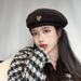 Korean Version Heart Beret Spring And Autumn Style Ins Internet Celebrity Temperament Gentle Versatile Fashionable_viptrois.com