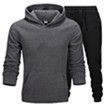 Men's Clothing Autumn And Winter Men's Sweater Suit Casual Sports Suit Plus Fleece Sweater Suit Men's Hooded Suit_viptrois.com