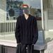 White V-neck Sweater Fashion Three-dimensional Fried Dough Twists Knitwear Fashion Niche Loose Sweater_viptrois.com