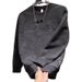 Heavyweight Fleece-Lined Men's Sweatshirt – Loose Fit Crewneck Pullover For Winter & Autumn (Black/Gray/Apricot, M-3XL)_viptrois.com