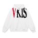 Creative Letter Flocked Embroidery Hooded Loose Casual Autumn Winter Style Vibe Trendy American Men's Sweatshirt_viptrois.com