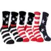 New American Flag Independence Day gift printed cotton men's and women's mid-tube socks_viptrois.com