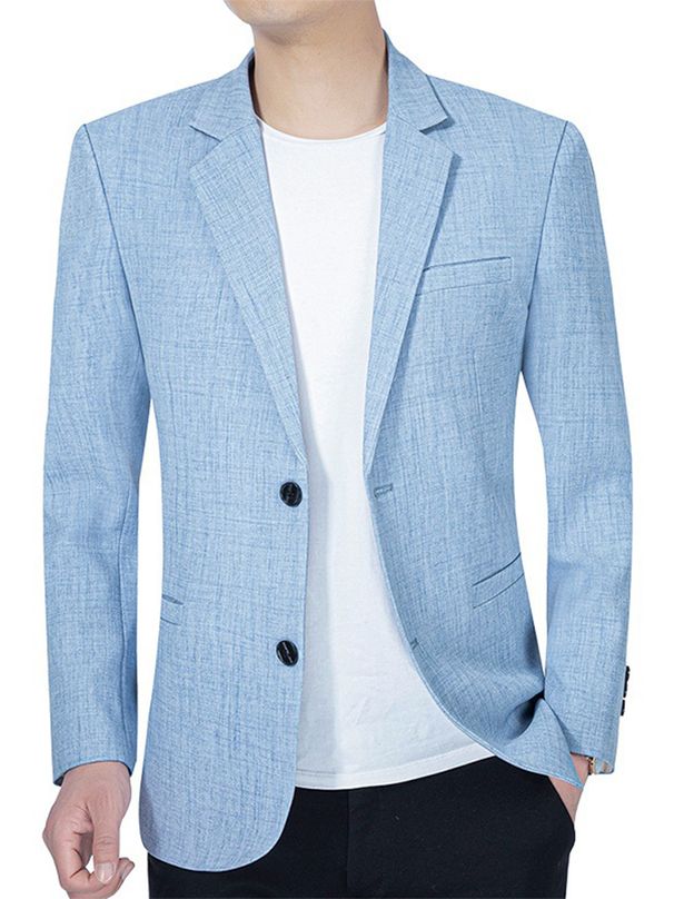 Men's Clothing Spring And Autumn Trend Design Fashion Casual Versatile No Iron Lapel Spring And Autumn New Style Suit Jacket_viptrois.com