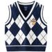 kids'clothing Boy's sweater vest baby V-neck sleeveless sweater_viptrois.com