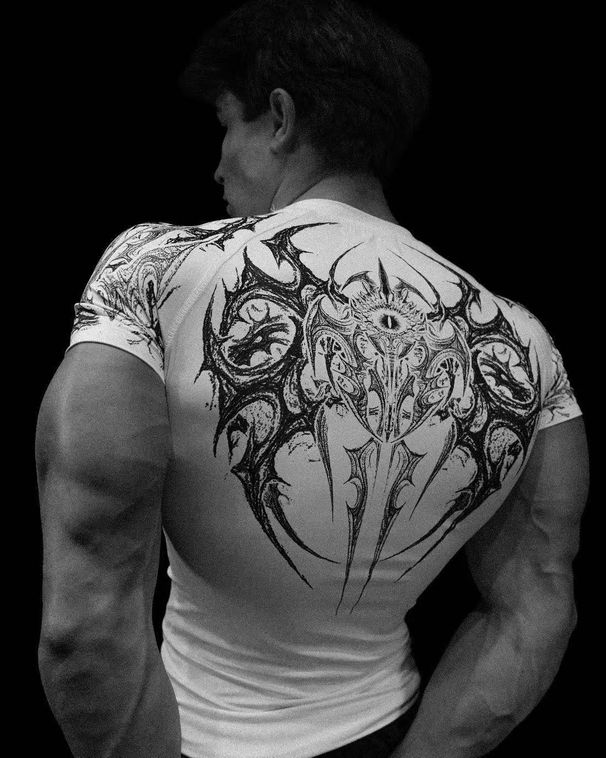 Breathedivinity Venom Magic Crystal Men's And Women's Fitness Clothing Quick-Dry Short-Sleeve Sports Casual Compression 008_viptrois.com